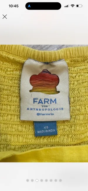 Farm Rio Anthropologie Ruffle Midi Dress XS thumbnail 8