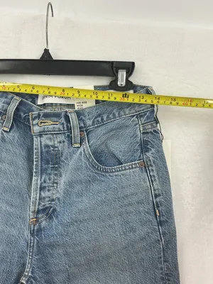 Denim Forum Wide-Leg Jeans in Medium Blue Wash 841 thumbnail 5