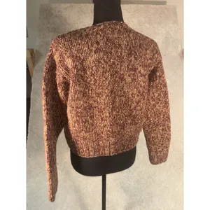 vintage y2k american eagle wool sweater womens cropped‎ brown medium thumbnail 2