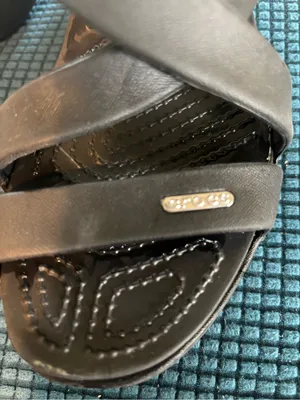 Crocs Cyprus IV Heel Sandals Womens Size 9 Black Strappy Summer Comfort thumbnail 6