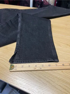 Abercrombie & Fitch Curve Love Mid Rise Cropped Straight Split Hem Jeans 27 NWT thumbnail 11