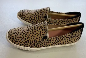 Dr. Scholl's Shoes Jot It Down Women's Size 6M Slip On Tan Cheetah Print Flat thumbnail 4