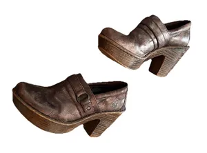 Born Women’s Heels 6 Haddon‎ Metallic Bronze Leather thumbnail 1