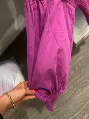 TCEC Purple Puffy Sleeve Sweater thumbnail 3