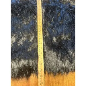 CHAUS New York Black lined Faux Fur Vest Size Small Open Front thumbnail 7