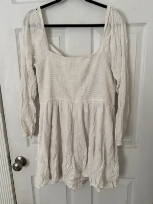 Hollister White Romper thumbnail 2