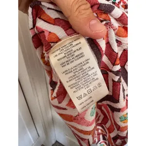 Anthropologie Maeve Short-Sleeve‎ Ruffle Yoke Colorful Blouse size xs thumbnail 9