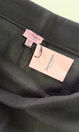 Juicy Couture Black Women's Black Sweat Shorts XL MSRP $69 NWT thumbnail 6