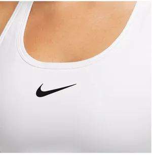 Nike Women's Swoosh Medium Support No Padded White Sports Bra Size L thumbnail 8
