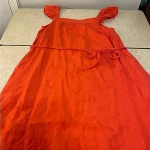 LOFT Fire Lily Shift Dress w/‎ Pockets Size M thumbnail 7