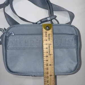 ATHLETA GIRL Preppy Purse‎ Limitless Convertible Mini Bag Belt Blue Fanny Pack thumbnail 3