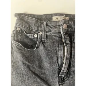 Madewell Black Wash Curvy Perfect Vintage Straight Jean Size 24 thumbnail 3