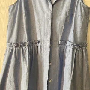 TUCKERNUCK Sleeveless Blue Button-Up Dress size M BNWOT thumbnail 4