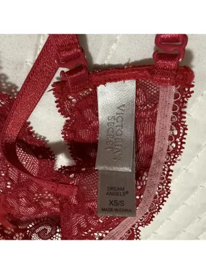 Victoria’s Secret Red Lace & Mesh Garter Belt Lingerie Sz XS Extra Small thumbnail 5
