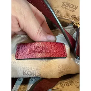 Michael Kors Jet Set Large Saffiano Leather Tote‎ – Deep Red thumbnail 6