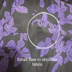 VTG Y2K Maxi Dress 8 Black Purple Beaded Floral Cowl Neck Whimsigoth Vampy‎ Goth thumbnail 11