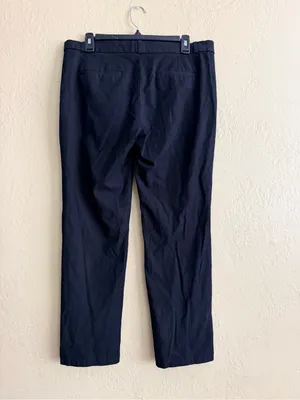 Banana Republic Women's Black Straight-Leg Dress Pants thumbnail 2