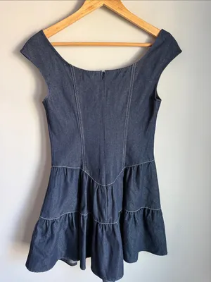 Peppermayo Isabella Denim Bustier Dress - Indigo 6 thumbnail 4
