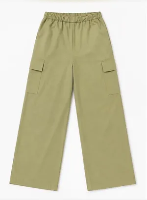 Derek Heart Olive Green High-Waisted Wide-Leg Cargo Pants - Size M 🌿✨ thumbnail 1
