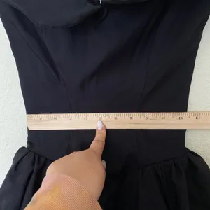 House of CB‎ 'Elida' black off shoulder mini dress NWOT size XS thumbnail 7