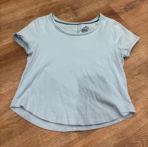 Pilcro Anthropologie blue tee thumbnail 1
