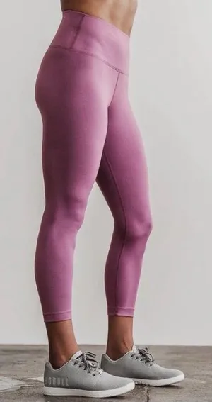 Nobull Womens 7/8 High Rise Matte Leggings Orchid Purple' Capris Size Medium thumbnail 1