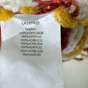 Molly Bracken Chunky Knit Striped Long Sleeve Retro Sweater Size M/L‎ Crochet thumbnail 7