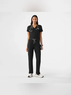 Figs Kade Cargo Black Scrub Trousers (Size XS/T) thumbnail 4