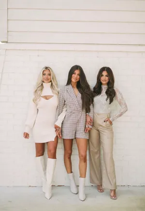 These Three Boutique Tan Romper thumbnail 2