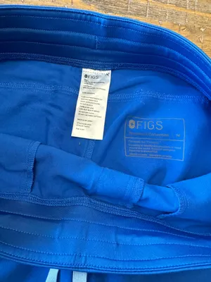 FIGS Kade Cargo Scrub Pants Royal Blue medium  thumbnail 5