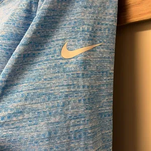 Nike Golf Women’s Dri-Fit Long Sleeve Pullover Heather Light Blue Shirt- Large thumbnail 3