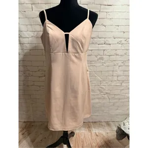 Lulus blush pink sleeveless dress size large thumbnail 2