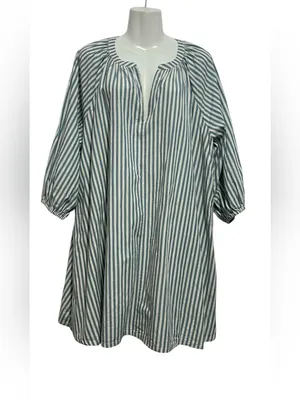 Melrose and Market Blue & White Striped tunic Drees thumbnail 2