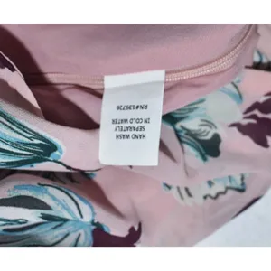 Honey Punch Midi Skirt Sz M Pink Floral Print Lined thumbnail 5