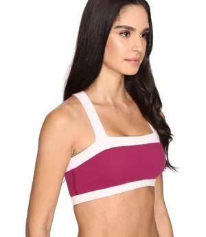 Kate Spade x Beyond Yoga Blocked Frame Sports Bra thumbnail 1