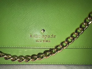 Kate Spade Green Shoulder Leather Bag thumbnail 2