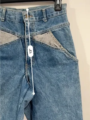 Vintage GUESS by Georges Marciano Two-Tone Jeans from the late 80s or early 90s. thumbnail 13