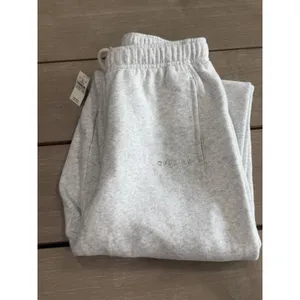NWT OFFLINE by Aerie Womens Gray Jogger Sweatpants Fleece Sweat Pants XXS Baggy thumbnail 2