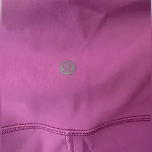• Lululemon • Women’s Wunder Train Leggings Pink Size 8 thumbnail 3