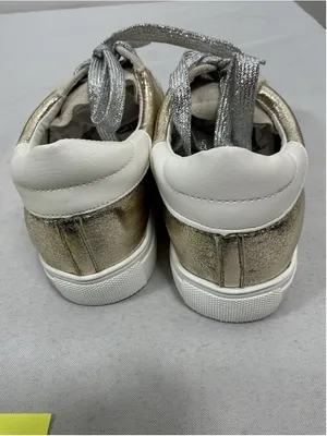 Womans New Nature Breeze Dale Lace Up 2 Tone Fashion Sneakers 7.5 Gold thumbnail 4