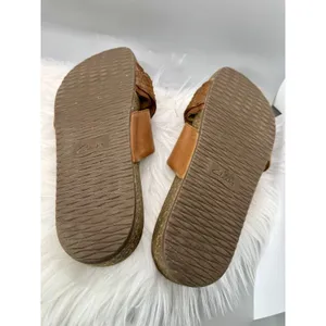 Clarks Rosilla Derby Women’s Leather Sandals Dark Tan Combi Unstructured Size 7 thumbnail 7