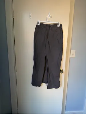 Zara Black Maxi Skirt with Elastic Waist thumbnail 3