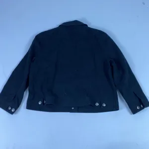 Lauren Ralph Lauren Jacket‎ Womens XL Black Linen Blend Embroidered Western Snap thumbnail 8