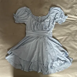 Haisley Double Layer Romper Blue thumbnail 4
