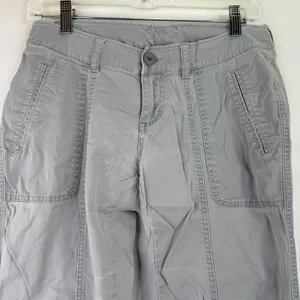 The North Face Women's Gray Cotton Pants Size 4 thumbnail 3