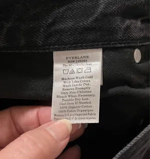 Everlane Black Jeans 90s Cheeky Sz 25 thumbnail 8