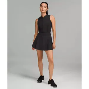 Lululemon Side-Pleat High-Rise Tennis Black Skirt Size 4 NWT thumbnail 2