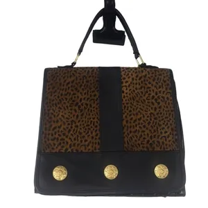 Genuine Leather Cheetah Print Crossbody Bag Convertible Shoulder Purse thumbnail 15