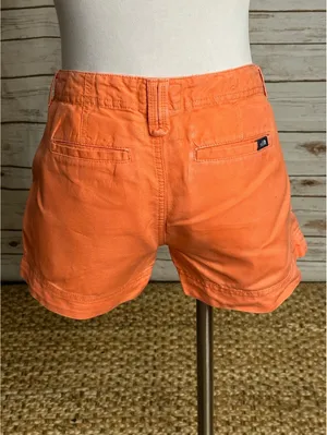 The North Face coral cotton linen low-rise chino shorts Size 8 gorpcore summer thumbnail 4
