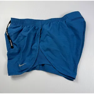 Nike Running Shorts Dri-FIT Back Zip Pocket‎ Lightweight Blue Size M thumbnail 5